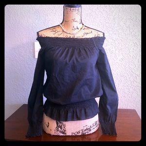 The Limited Off Shoulder Black Top Size XS